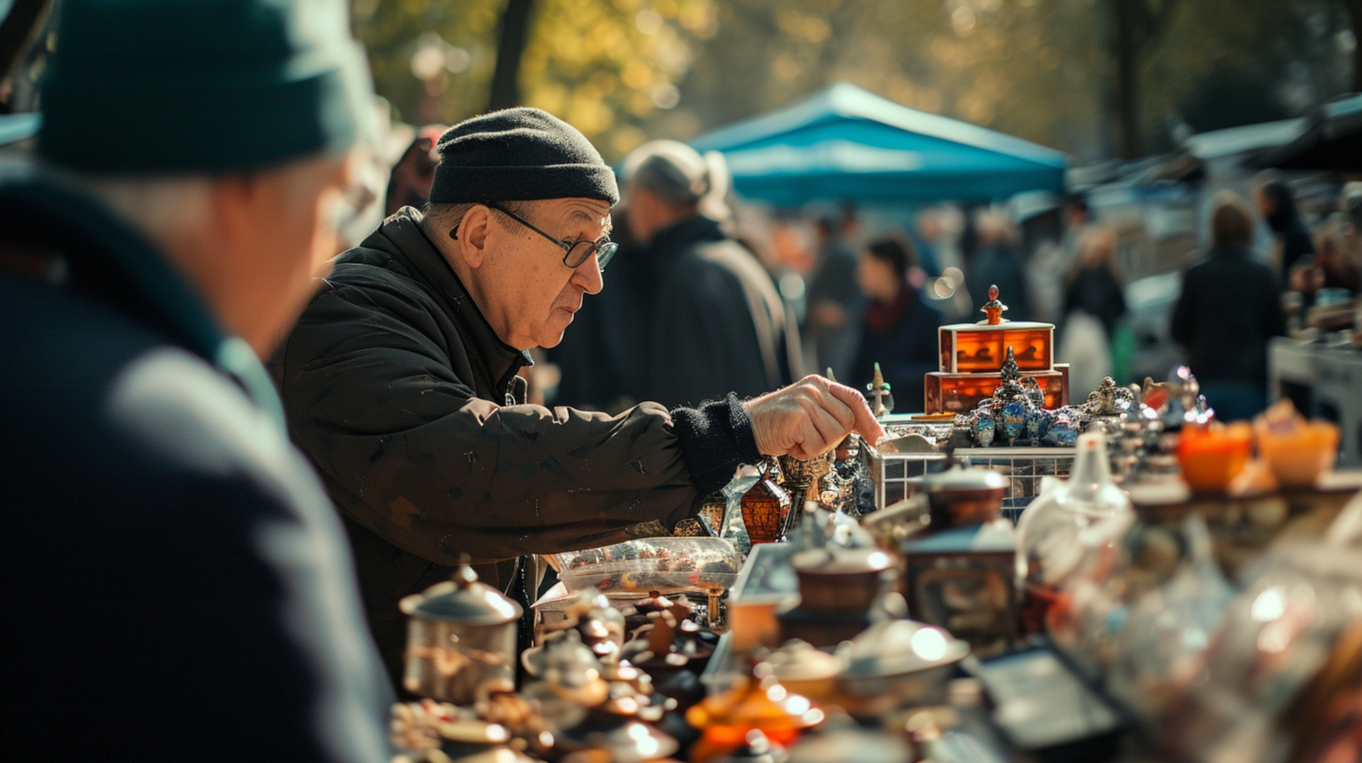 un mercatino locale second hand